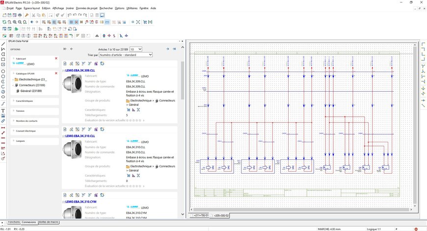 LEMO presenta su gama de producto en EPLAN Data Portal